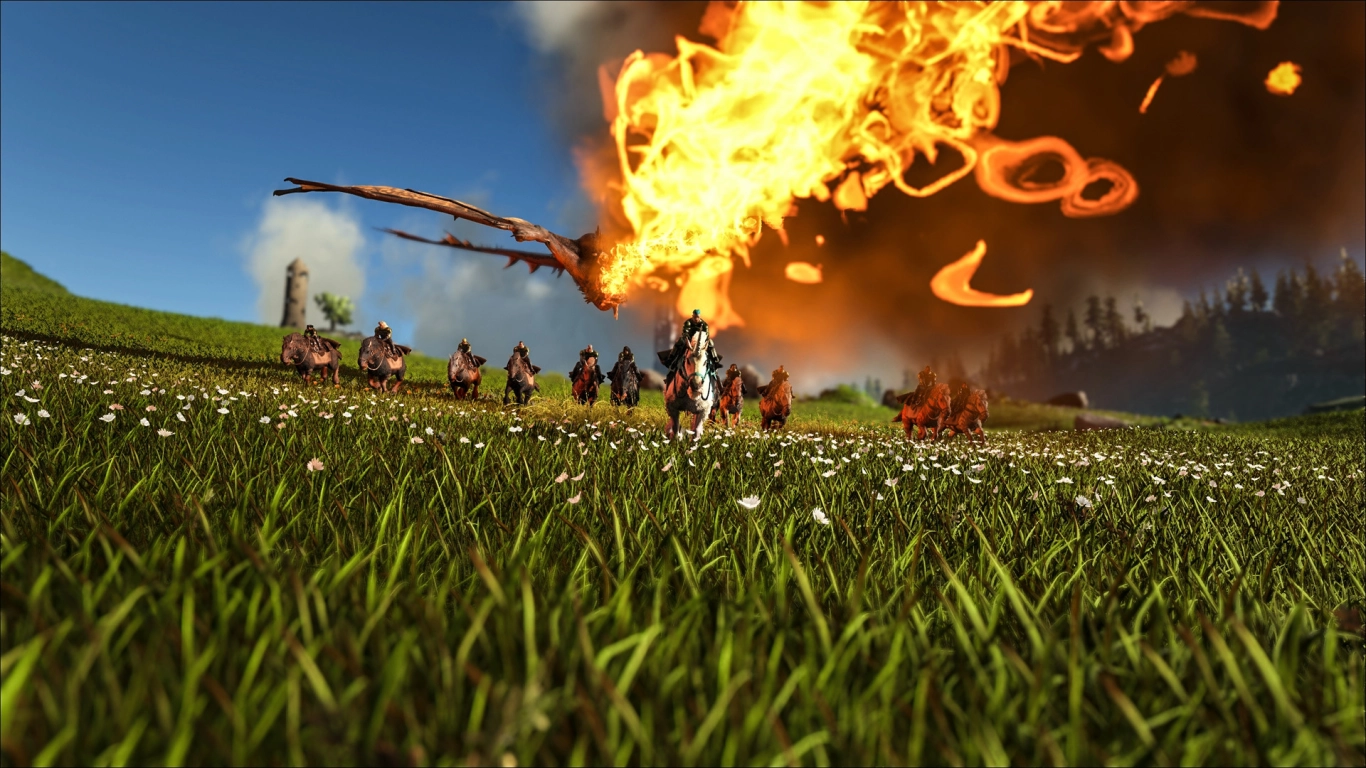 ARK Ragnarok Vulkan-Ausbruch und dynamische Wettereffekte