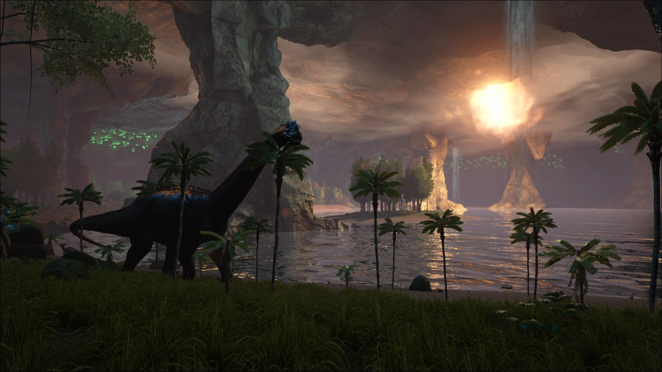 ARK The Center bossarena met Megapithecus en Broodmother Lysrix
