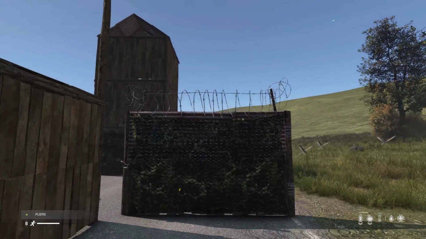 Staketport i DayZ med kombinationslås