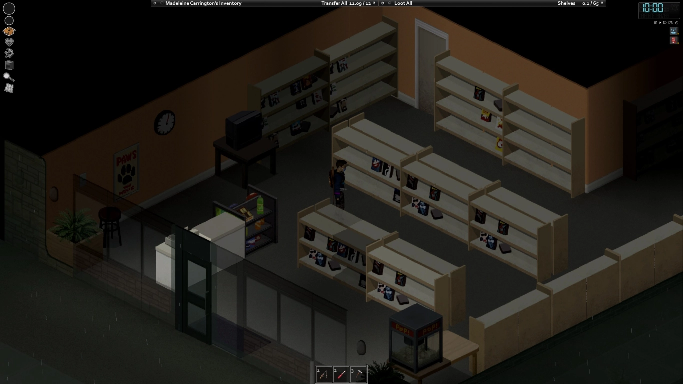 Videobutik Project Zomboid