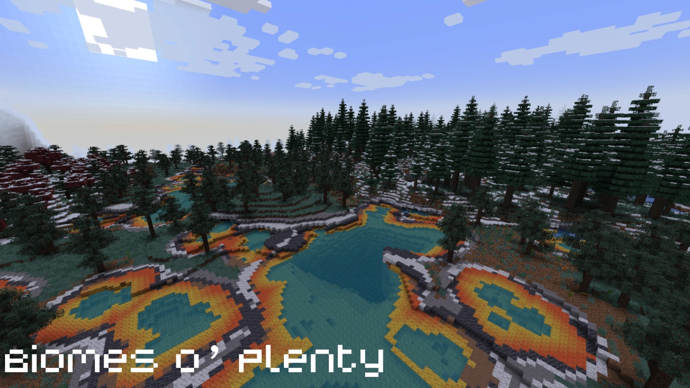 Biomes O' Plenty-mod: nya biomer och block i Minecraft