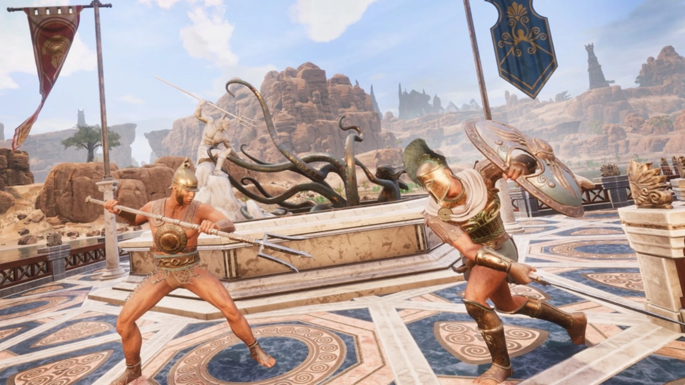 Conan Exiles Architects of Argos DLC – Armaduras y armas argosianas en estilo blanco y dorado