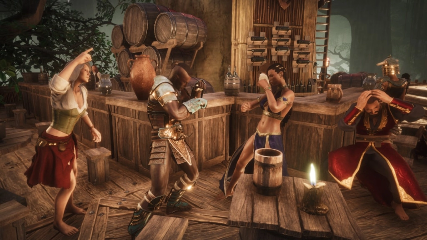 Armadura de gladiador de Conan Exiles en el DLC Blood and Sand