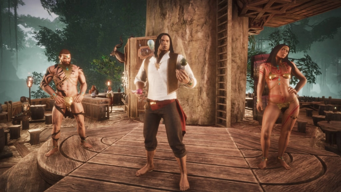 Conan Exiles DLC de Derketo: nuevos gestos, bailes e interacciones sociales en tabernas y escenarios