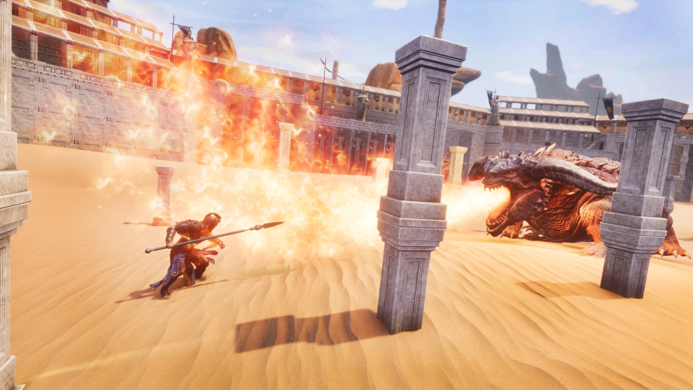 Atmosphäre und Musik in Jewel of the West: goldenes Licht, Marmor und feierliche Klänge in Conan Exiles
