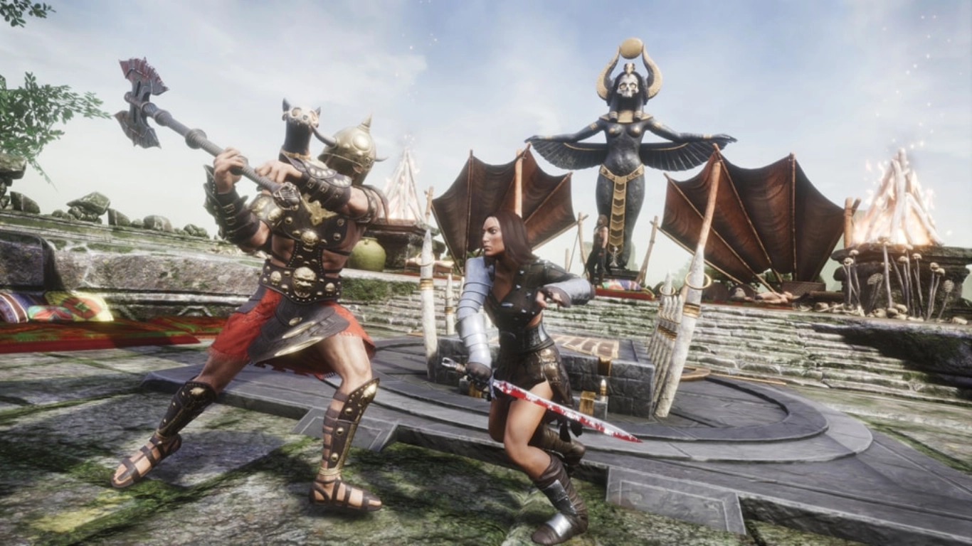 Atlantean Sword y la espada de Thulsa Doom del DLC Riddle of Steel en Conan Exiles