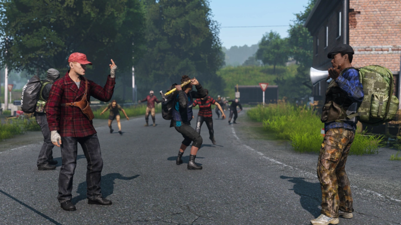 Kommunikation mit Spielern in DayZ