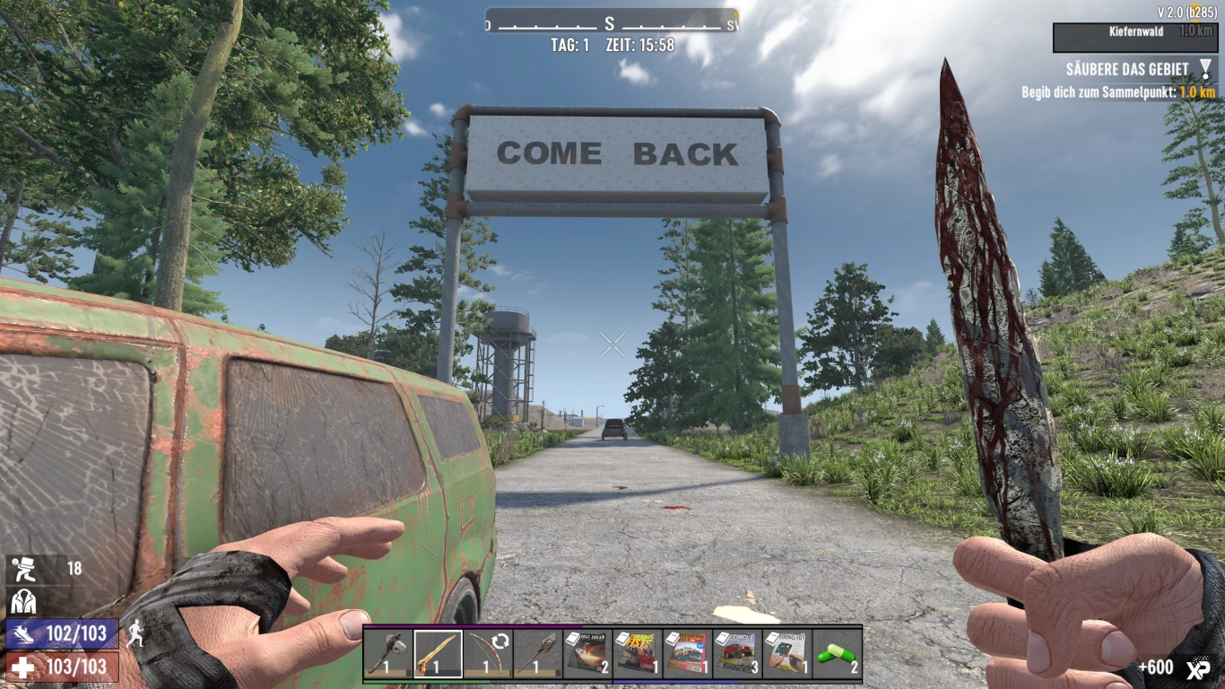 7 Days to Die 2.0 konklusion: overlev blodmånen og skab fremskridt som begynder
