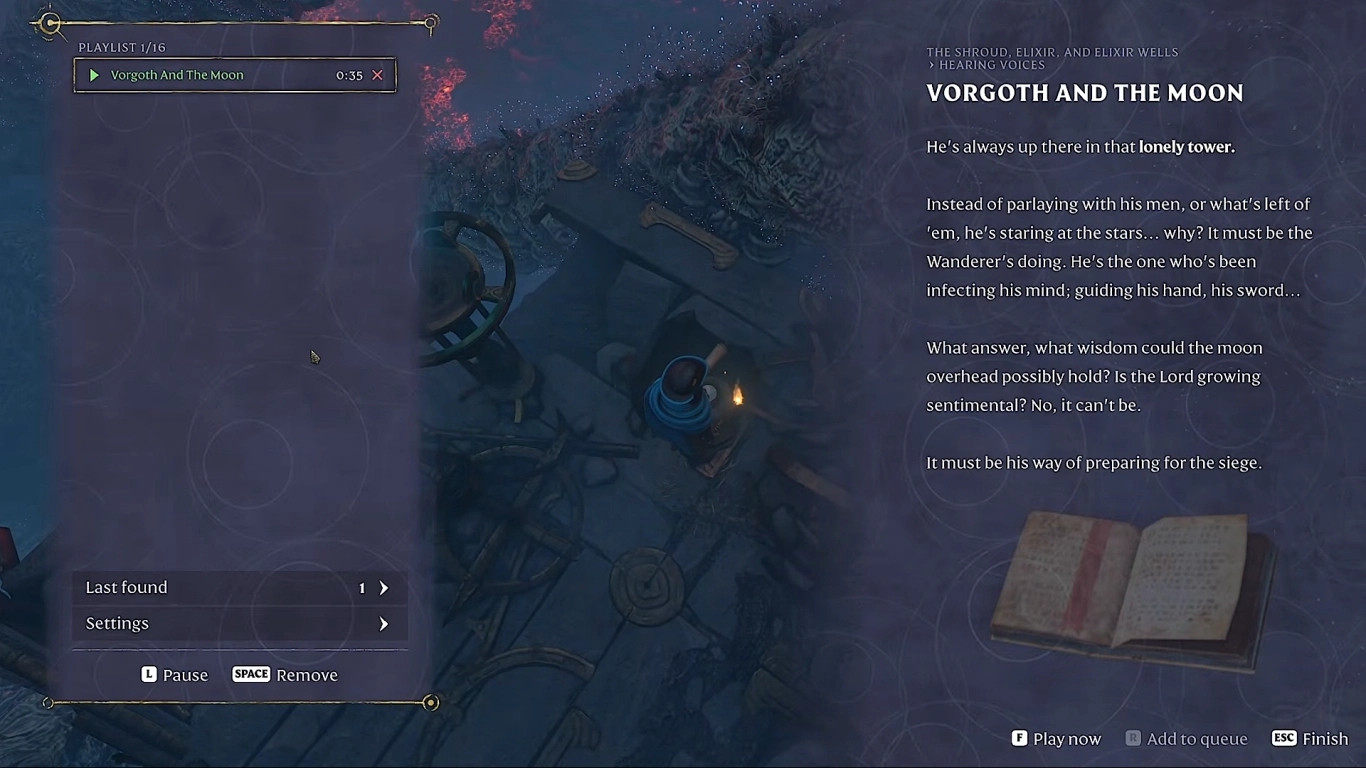 Enshrouded Story-Finale mit vollständig vertonten Dialogen und Dokumenten