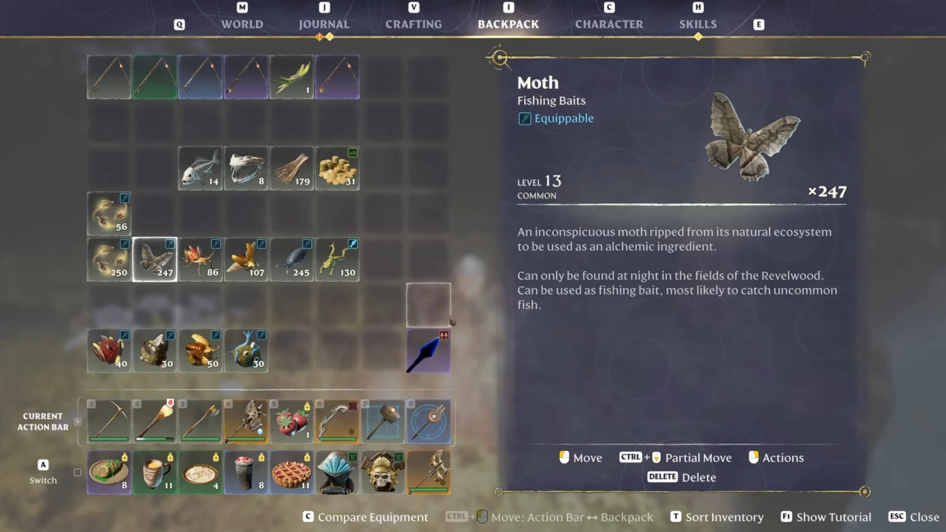 Enshrouded yemlerine genel bakış: Doğal ve üretilebilir yemler