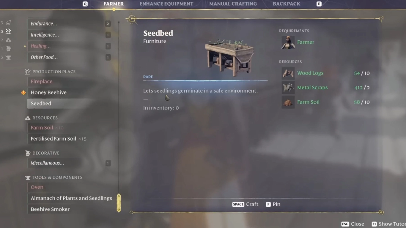 Enshrouded Farming: trovare la contadina e iniziare la coltivazione