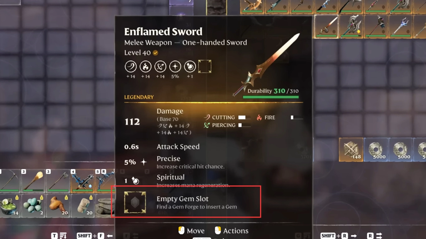 Überblick zu Juwelen und Gems in Enshrouded mit ihren Effekten