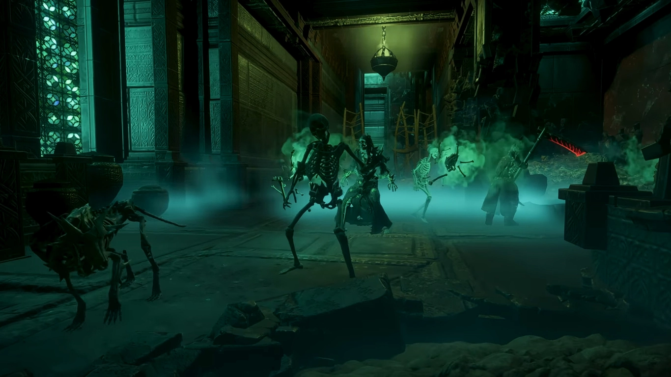 Enshrouded Gegnergruppen trennen und Umgebung taktisch nutzen