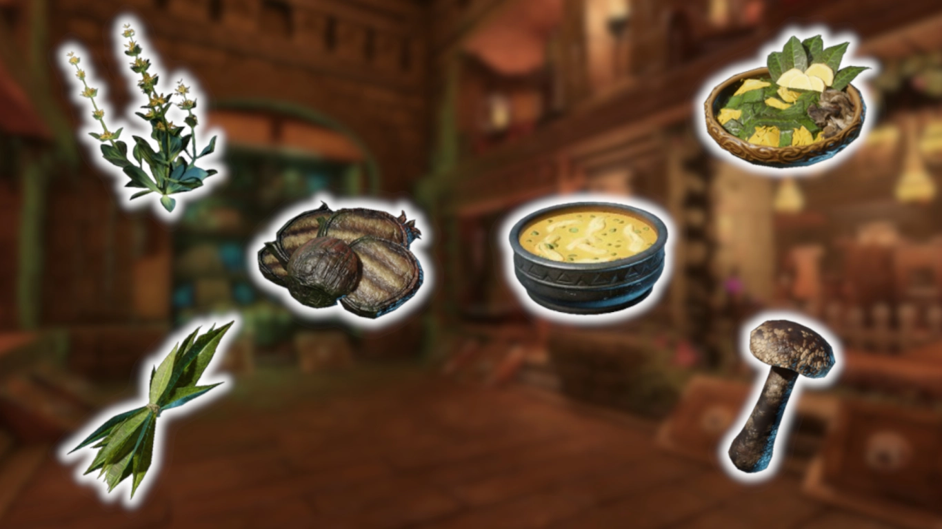 Enshrouded Gemüse Anbau Buffs für Fernkampf und Dolche