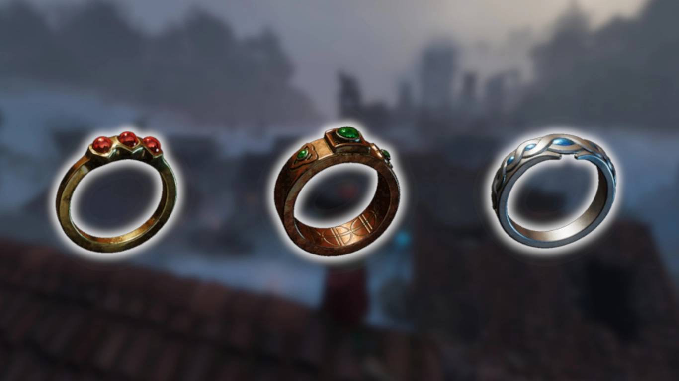 Enshrouded Ringe für Gesundheit, Ausdauer und Mana