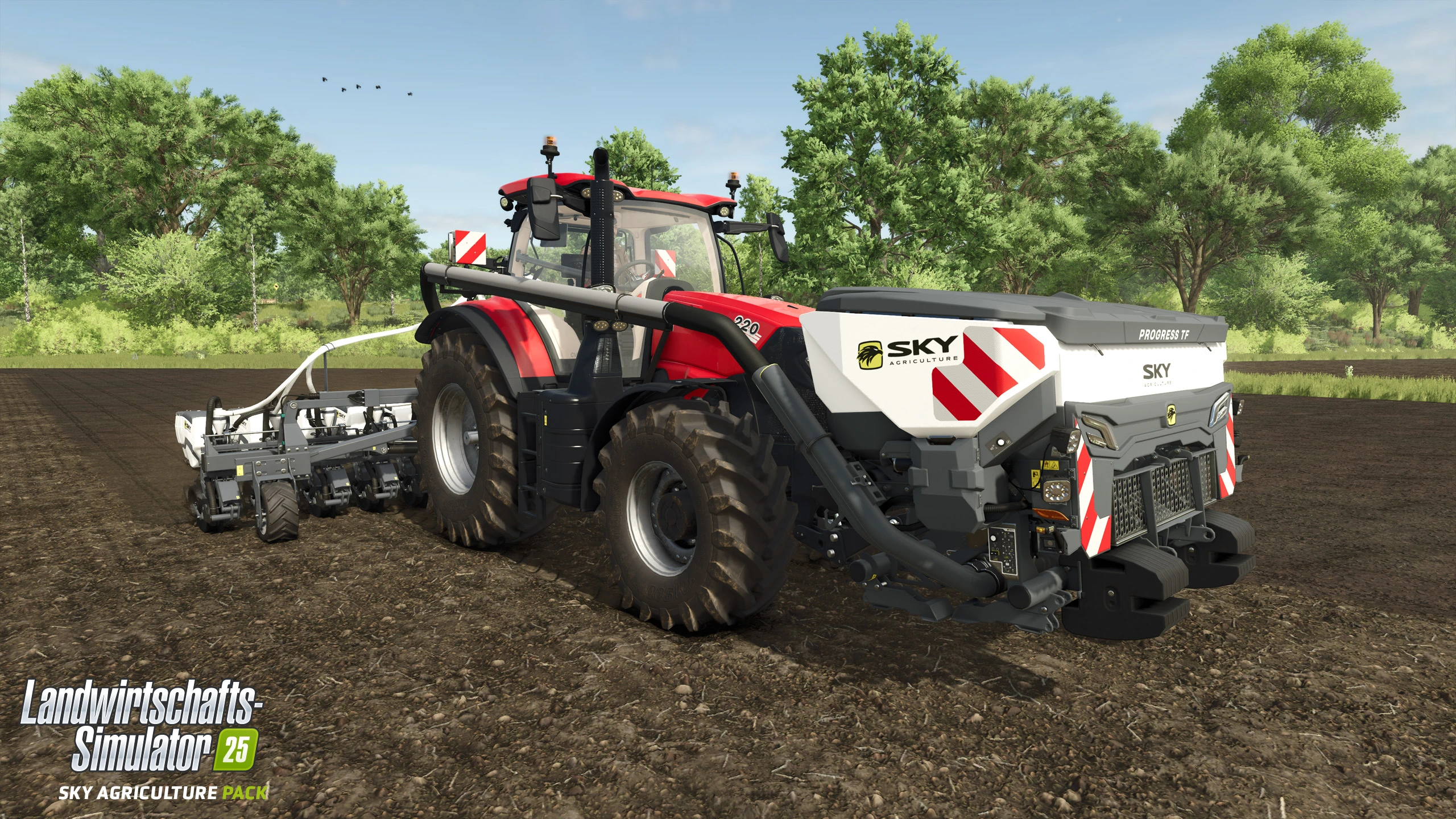 Serbatoio per semi Progress TF nello SKY Agriculture Pack di Farming Simulator 25