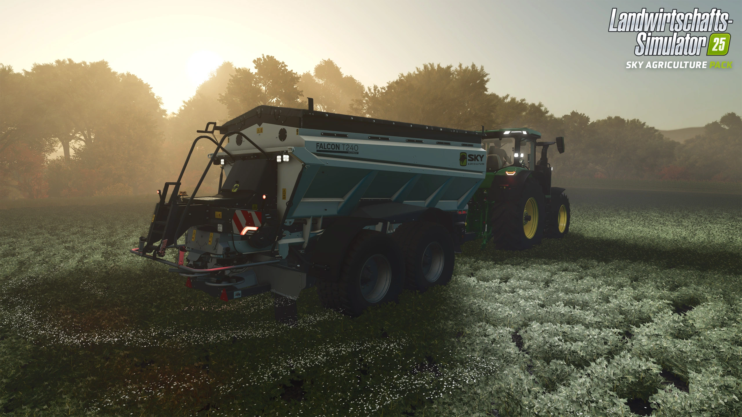 Fattoria multiplayer con macchine SKY Agriculture su un server di Farming Simulator 25