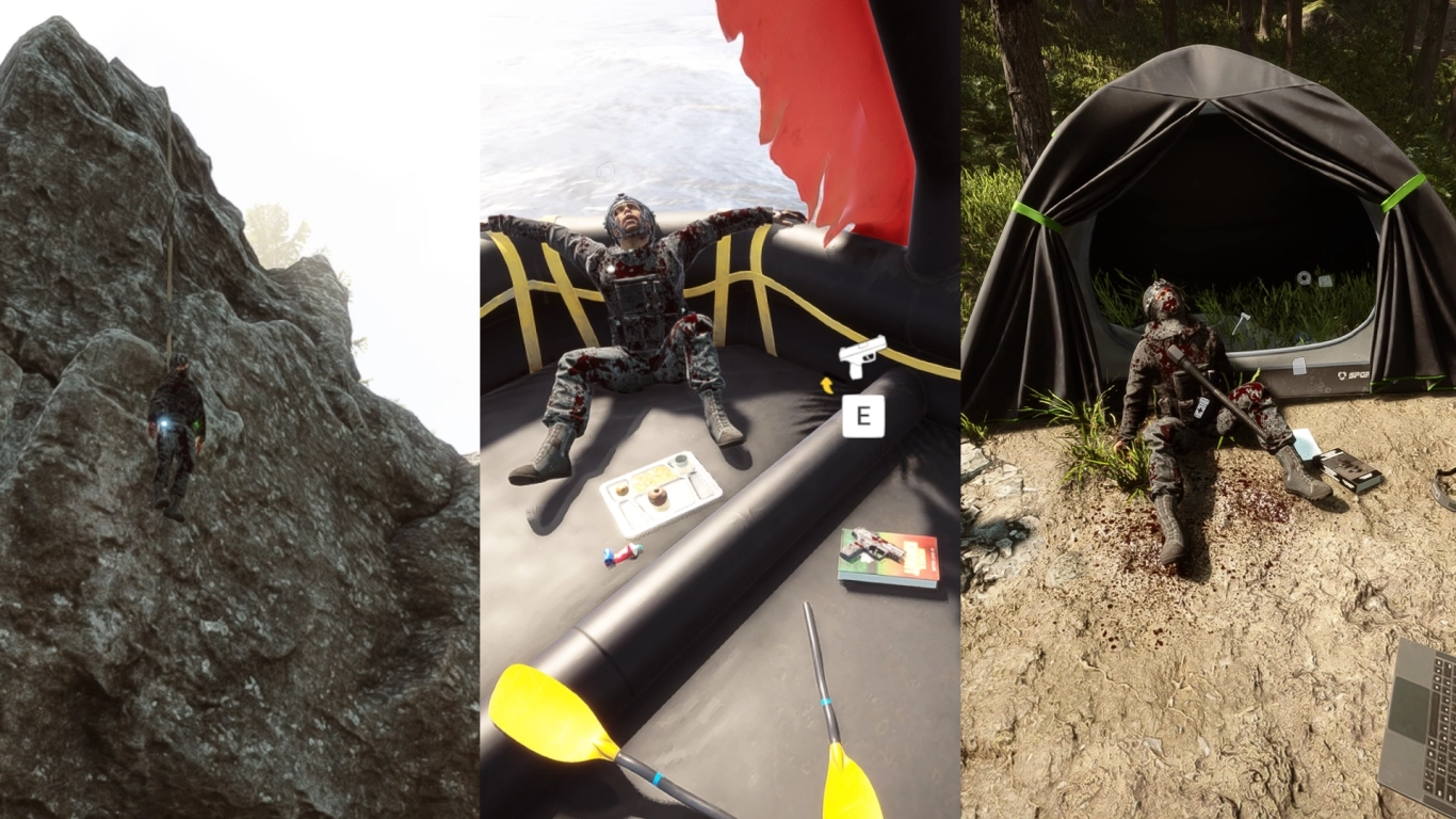 Gear prep for caves in Sons of the Forest