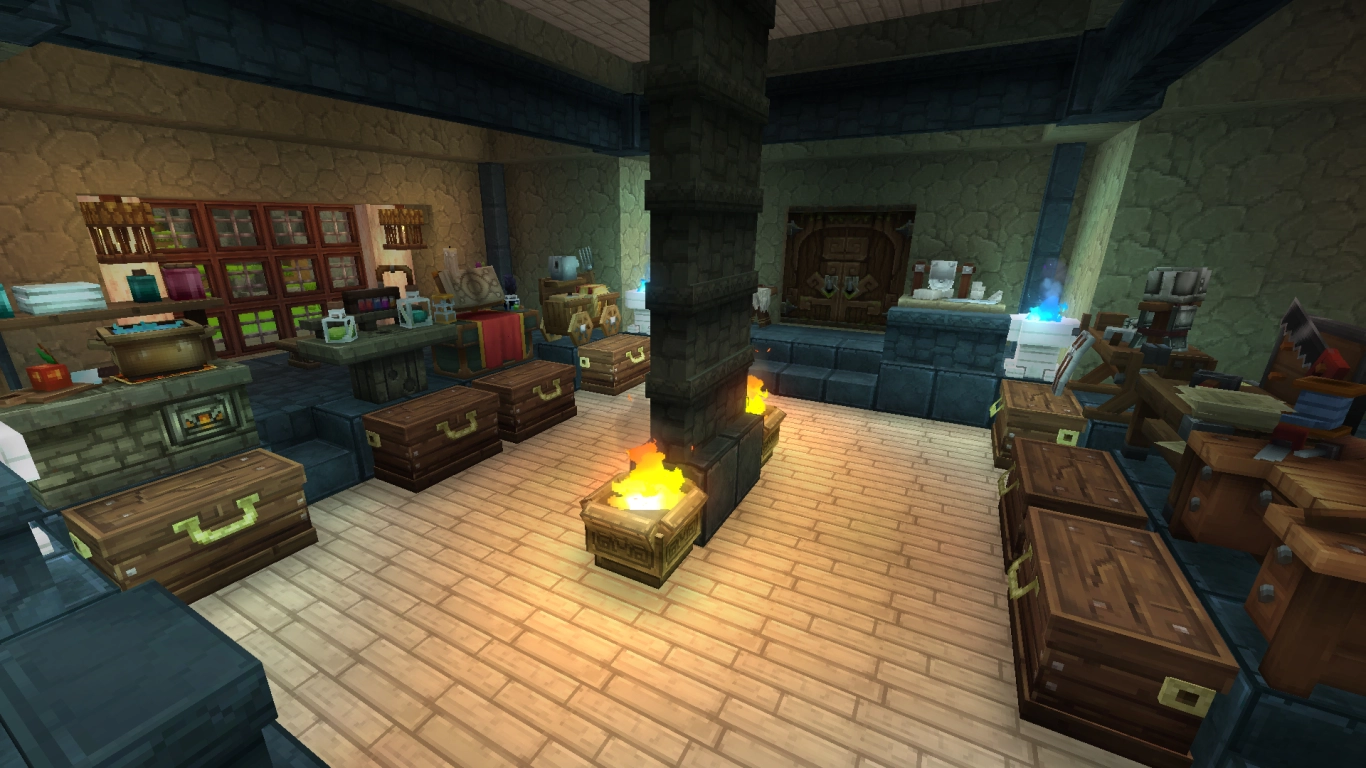 Tempio di spawn di Hytale come base iniziale sicura