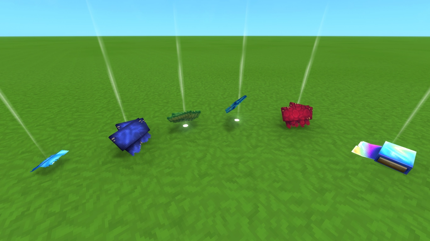 Hytale Stoffe, Leinen und Leder Materialien im Creative Mode