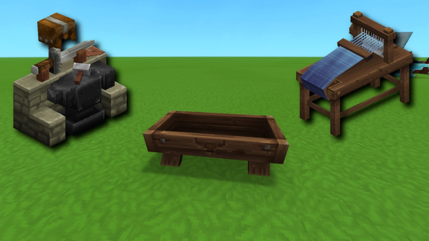 Hytale Werkbänke und Crafting Konzepte im Creative Mode