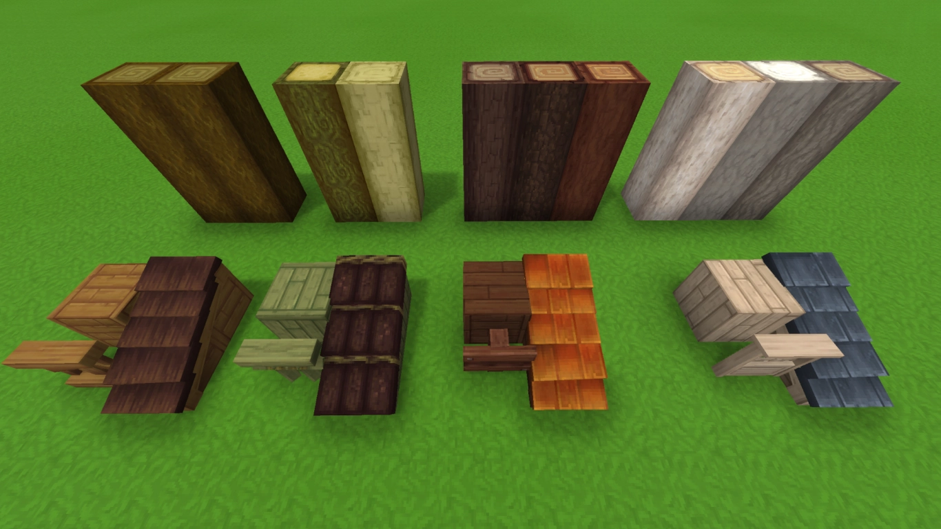 Hytale: alberi Goldenwood e Greenwood nel deserto e nella giungla