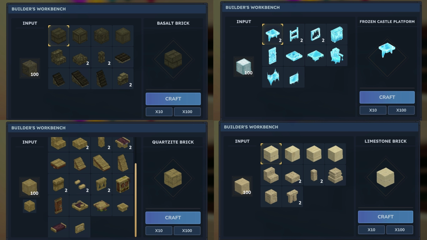 Variantes de madera en Hytale como escaleras, losas, vallas y puertas