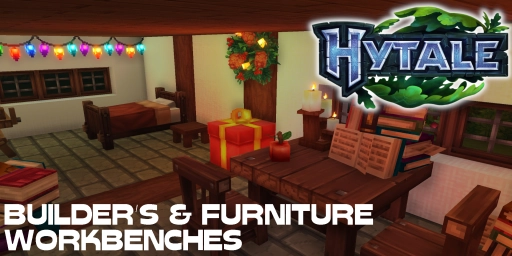 Hytale: Furniture y Builder's Workbench: muebles, bloques e iluminación Teaser Image