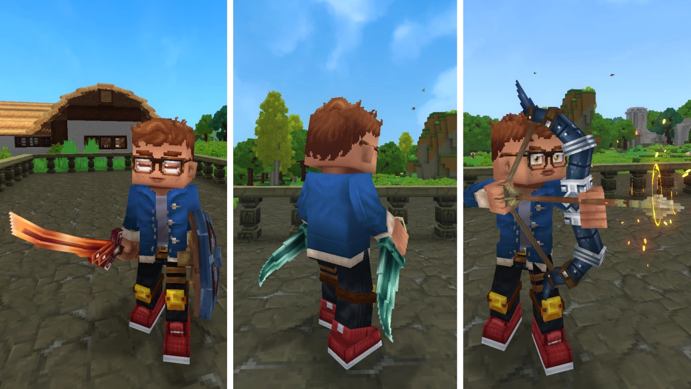Panoramica delle migliori armi di Hytale nella Exploration Mode