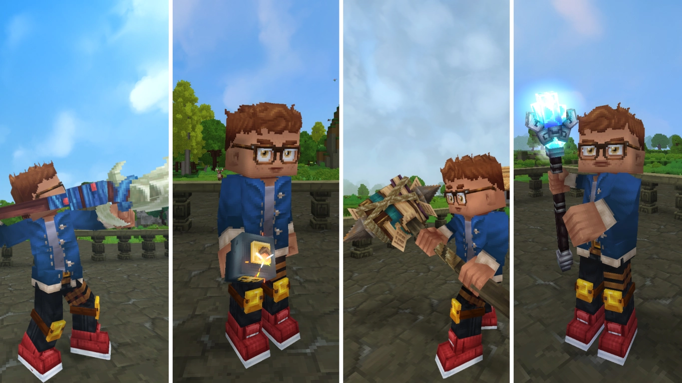 Armi più deboli di Hytale e quando sono sensate