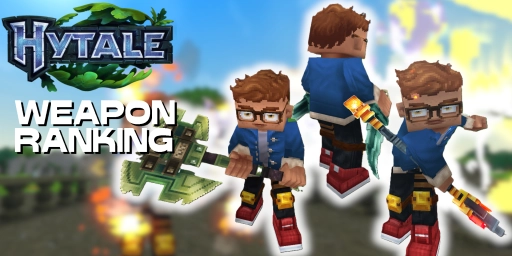 Classifica armi di Hytale: le migliori armi nella Modalità Esplorazione