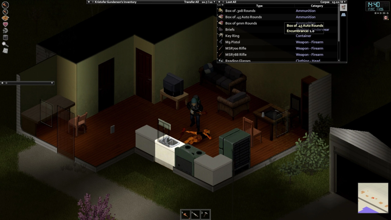 Exploration of distant locations in Project Zomboid