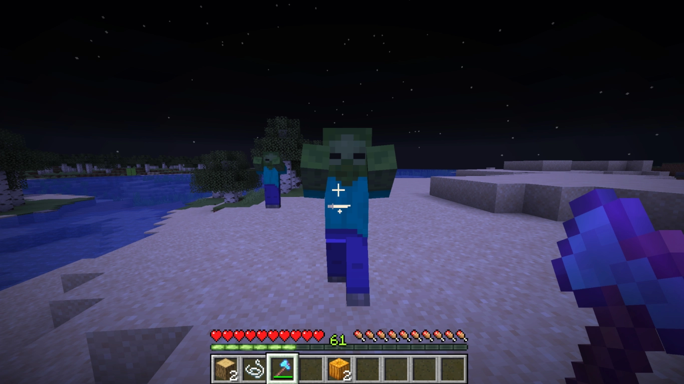 Øks som sterkt våpen i Minecraft-kamp med skjoldgjennombrudd