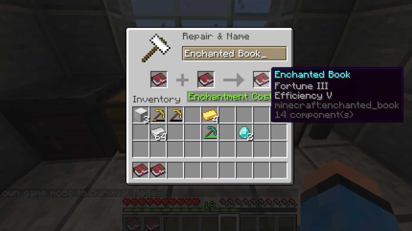 Kowad o W Minecraft Zaklinanie Naprawa I Zmiana Nazw