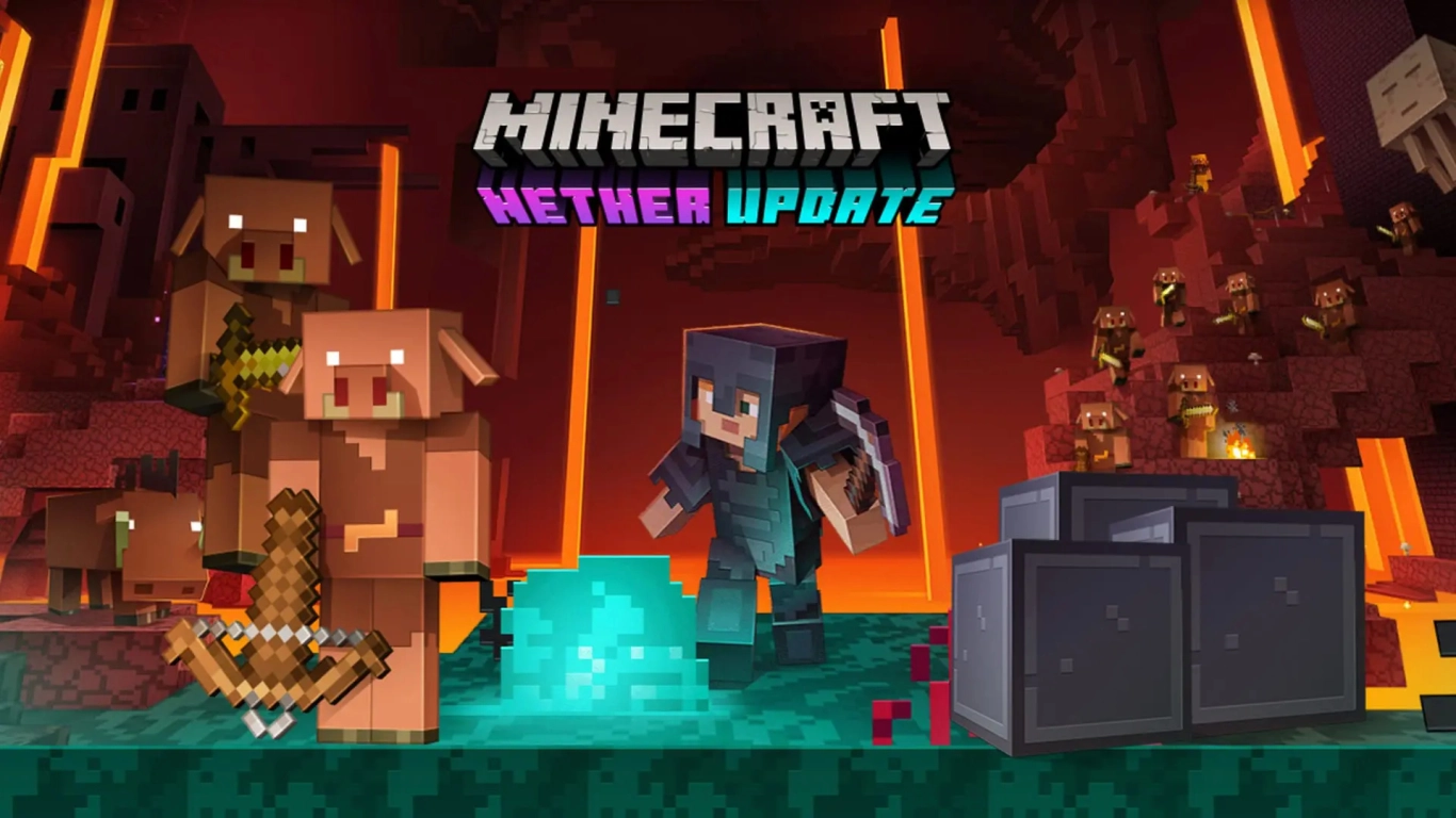 Minecraft 1.16 Nether Update avec nétherite, Piglins et nouveaux biomes
