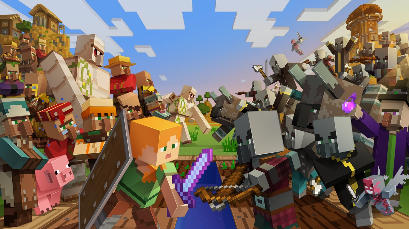 Minecraft 1.14 Village & Pillage avec nouveaux villages, raids et postes de travail