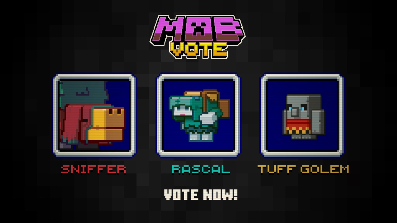 Minecraft 2022 Mob Vote – Sniffer wins ahead of Rascal and Tuff Golem