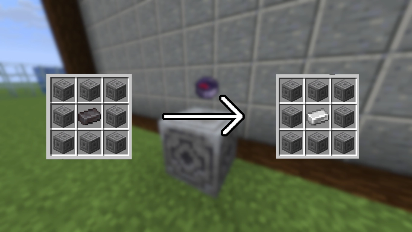 Minecraft Leitstein Rezept und Kompass-Ausrichtung
