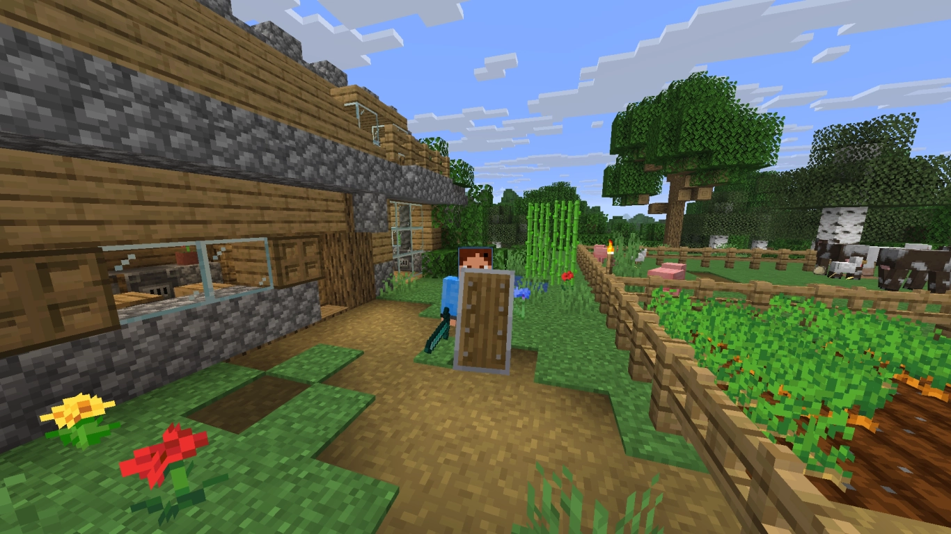 Minecraft skjold i kamp blokér skade og afværg pile