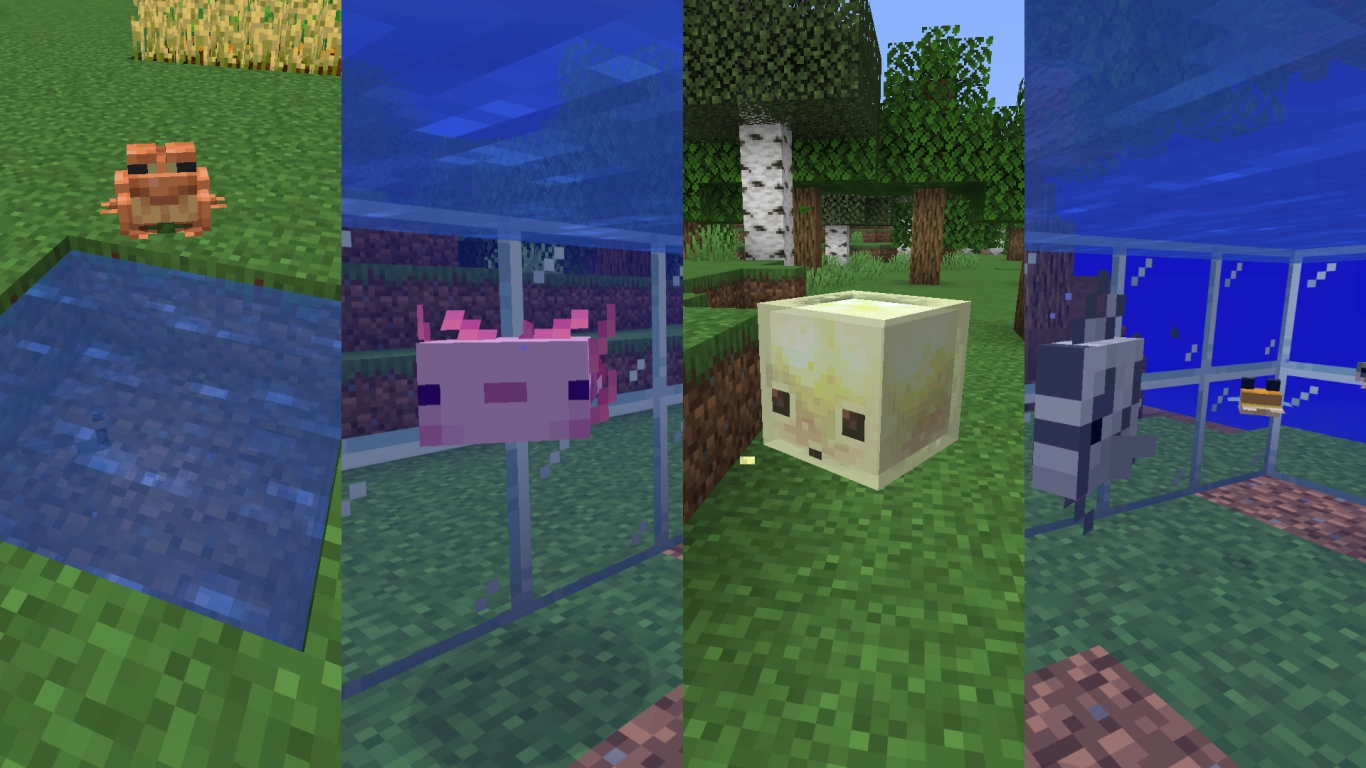 Tiere in Minecraft mit Eimern transportieren: Axolotl, Fische, Kaulquappen und Schwefelwürfel sicher umsiedeln