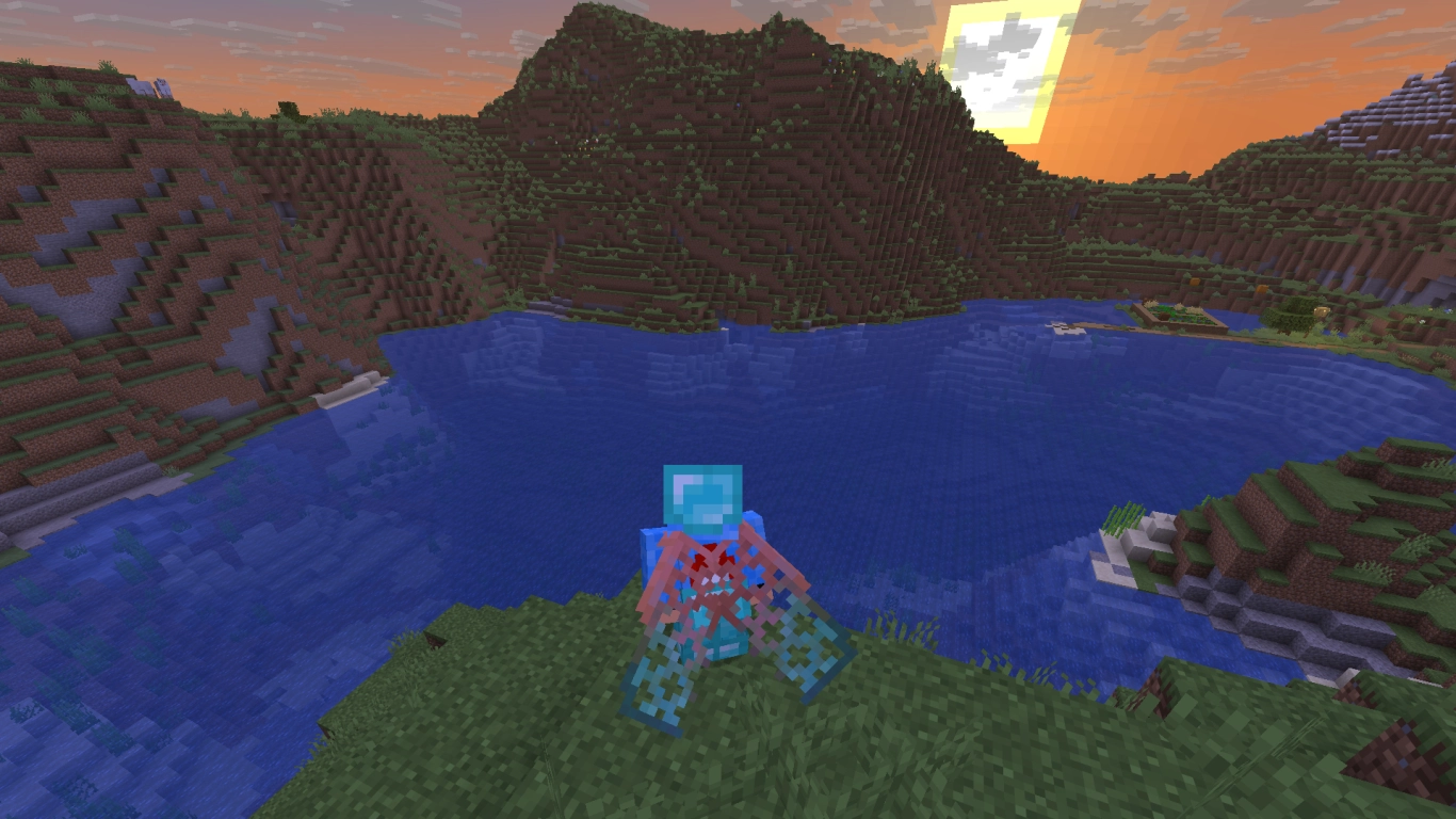 Elytra Flug in Minecraft mit sicherer Landung und Hindernisvermeidung
