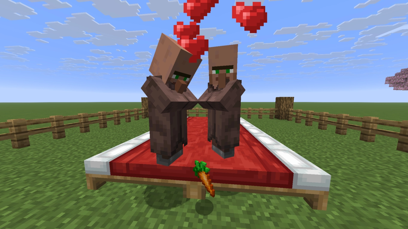 Villager-Brutstation in Minecraft als Basis für eine effiziente Tauschhalle