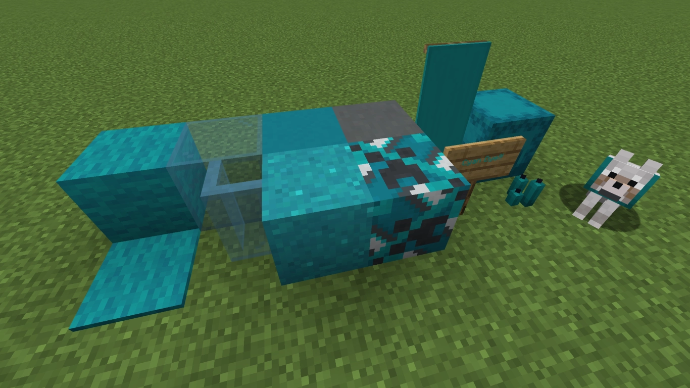 Objets teintables dans Minecraft Aperçu