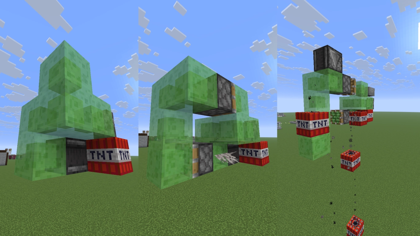 TNT-Flugmaschine mit Duping-Mechanik zum Terraforming