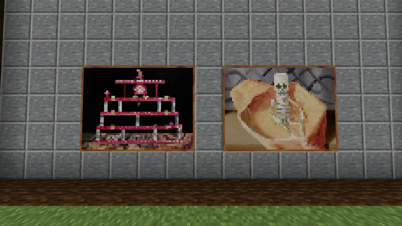 4x2 Minecraft-malerier: liste og betydninger