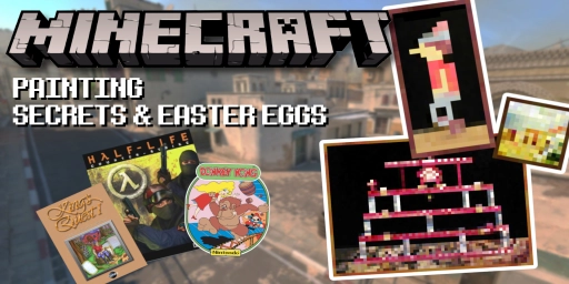 Minecraft-malerier: Alle billeder, størrelser og Easter eggs forklaret