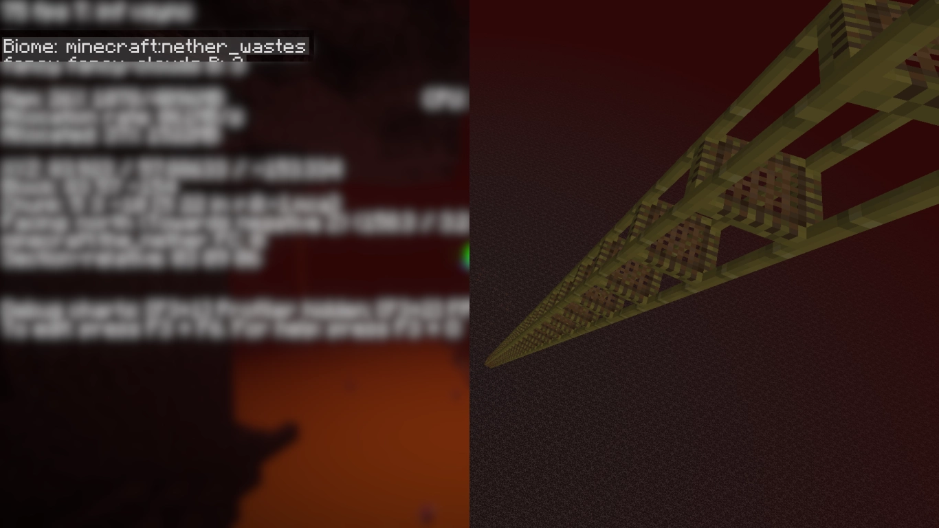 Nether-ødemarken: Kom op på Nether-taget til guldfarm