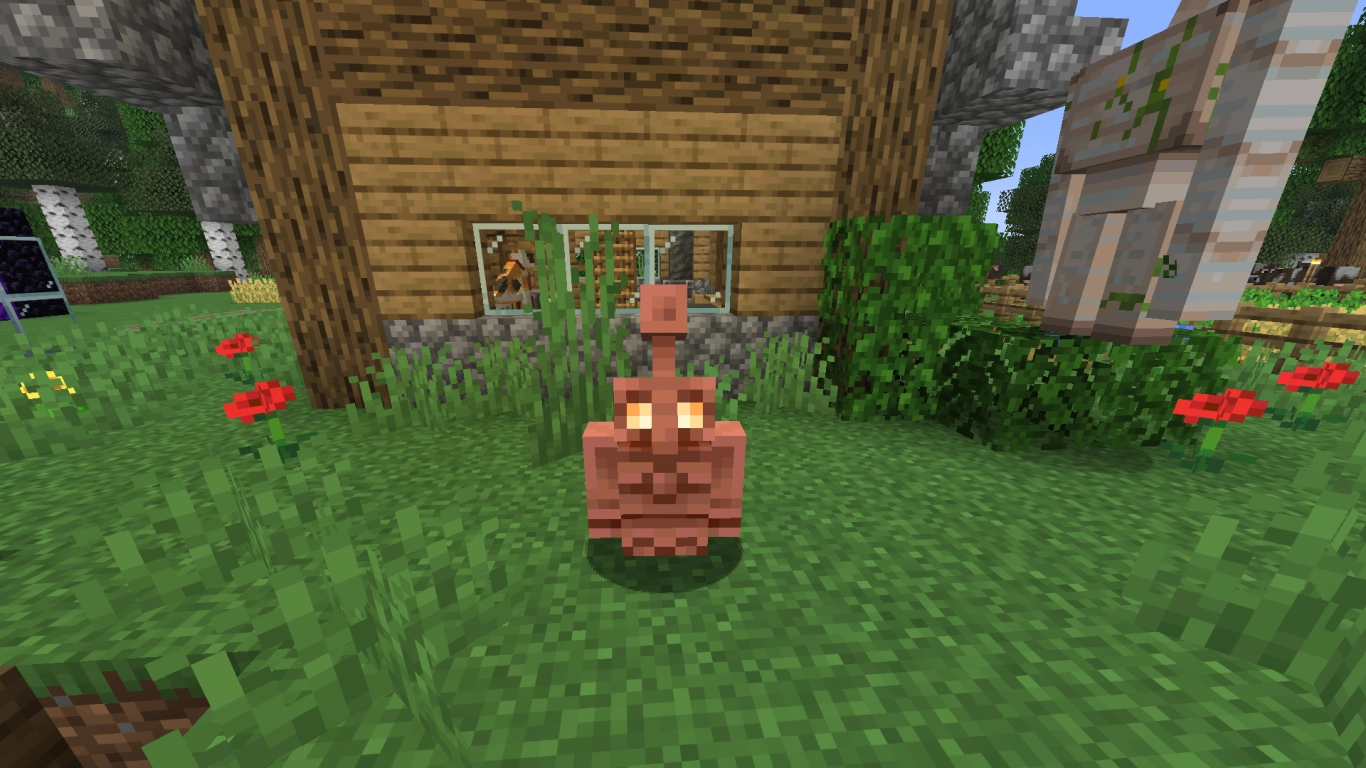 Minecraft: golem miedziany automatycznie sortuje skrzynie i współdziała z Redstone