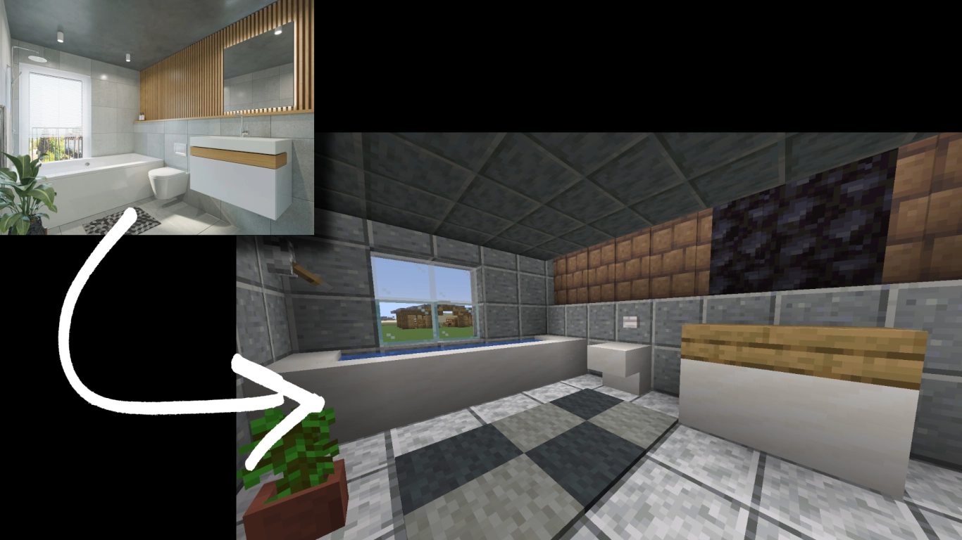 Ispirazione per l’arredamento di Minecraft dal mondo reale e da altri media