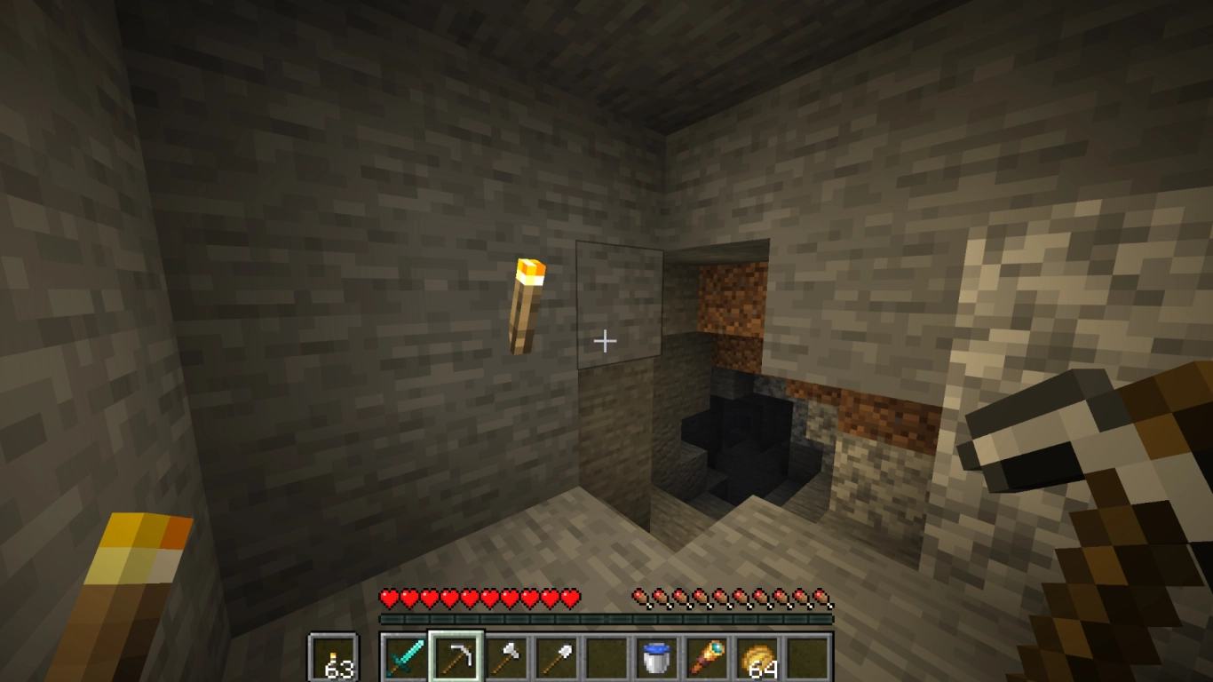 Fakkels verlichten grotten en bases in Minecraft